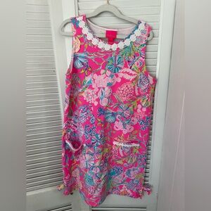 Lilly Pulitzer Pink and White Floral Dress
